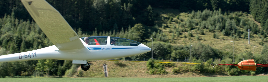 Historische Aufnahme zu „Windenfliegen in LOLM“